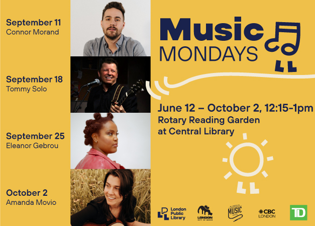 TD Music Mondays announces September and October lineup!